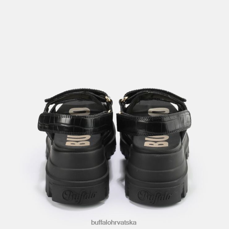 crno Buffalo aspha snd sandala s platformom veganska |sandale TDD6T13